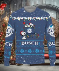 Busch Light Beers American Whiskey Beers Merry Christmas Snoopy House Cute Ugly Xmas Sweater AOP