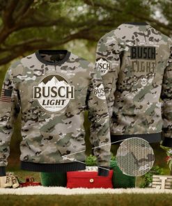 Busch Light Camo Ugly Christmas Sweater, Merry Ugly Christmas Sweater, Christmas Gift Apparel