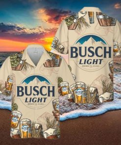 Busch Light Hawaiian Shirt Brewed In USA Best Gift For Beer Lover