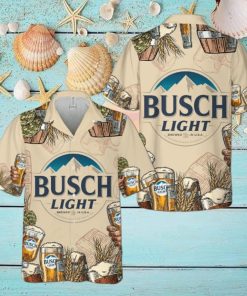 Busch Light Hawaiian Shirt Brewed In USA Best Gift For Beer Lover