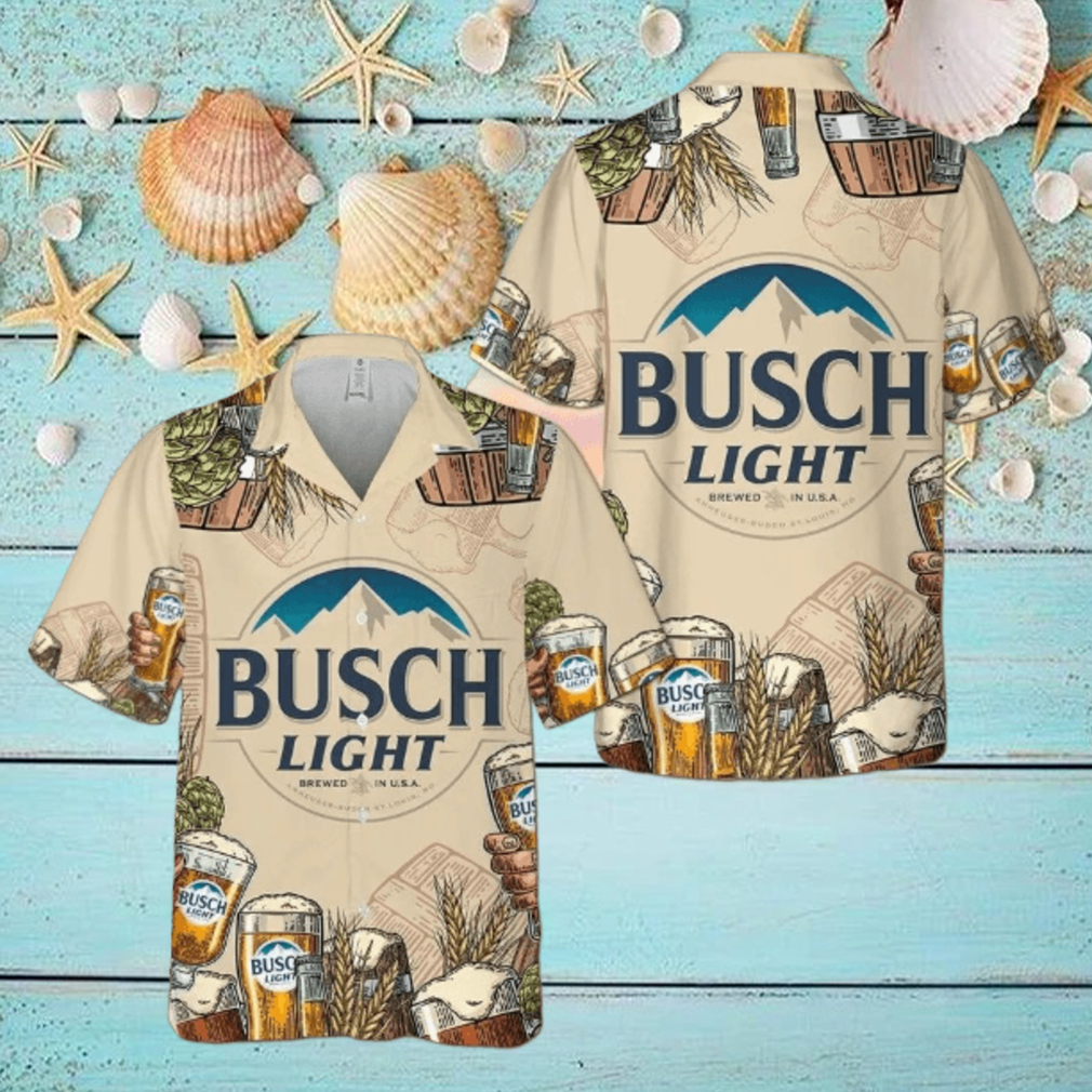 Busch Light Hawaiian Shirt Brewed In USA Best Gift For Beer Lover Busch Light Hawaiian Shirt Brewed In USA Best Gift For Beer Lover