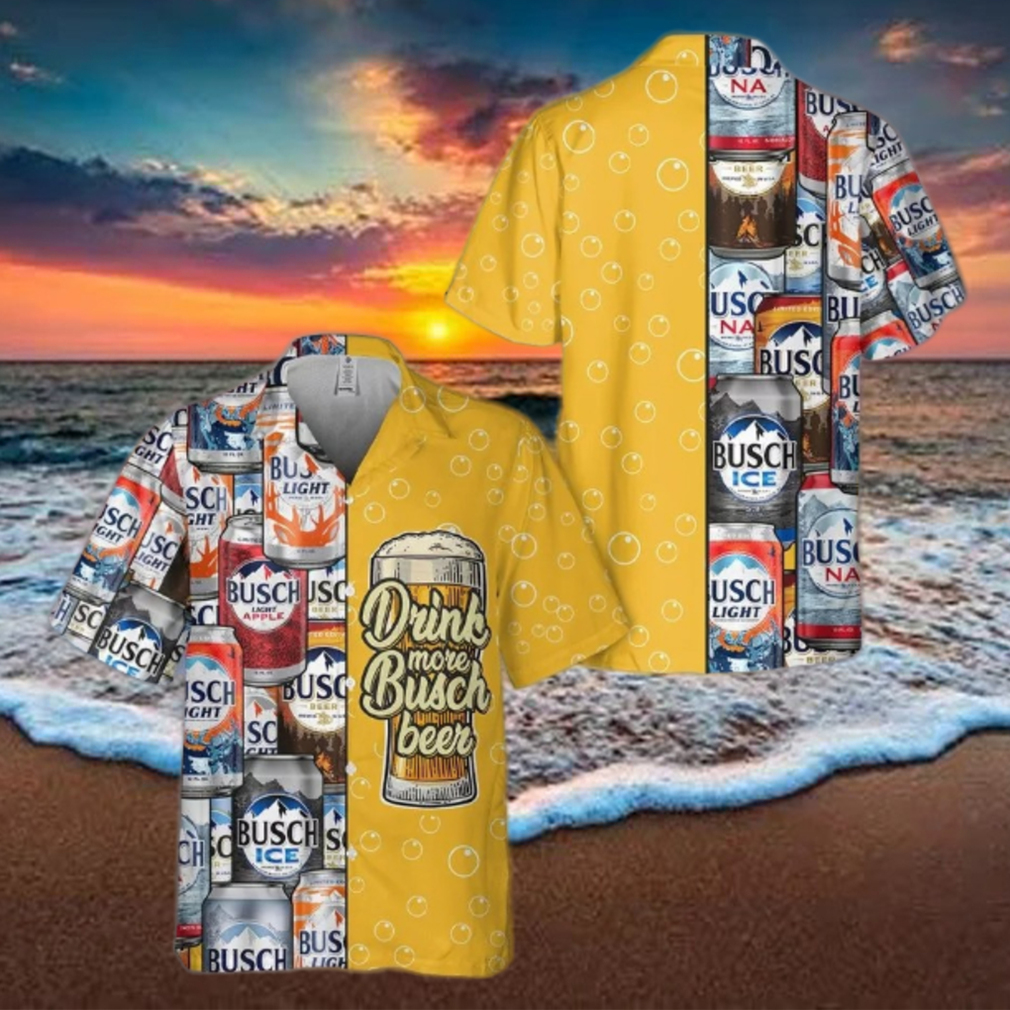 Busch Light Hawaiian Shirt Cool Drink More Busch Beer Busch Light Hawaiian Shirt Cool Drink More Busch Beer