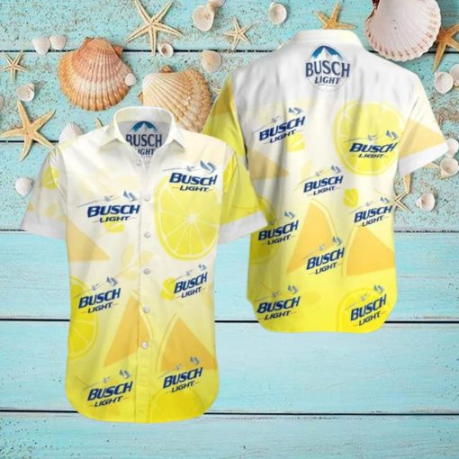 Busch Light Hawaiian Shirt Lemon And Watermelon Birthday Gift For Beach Lover