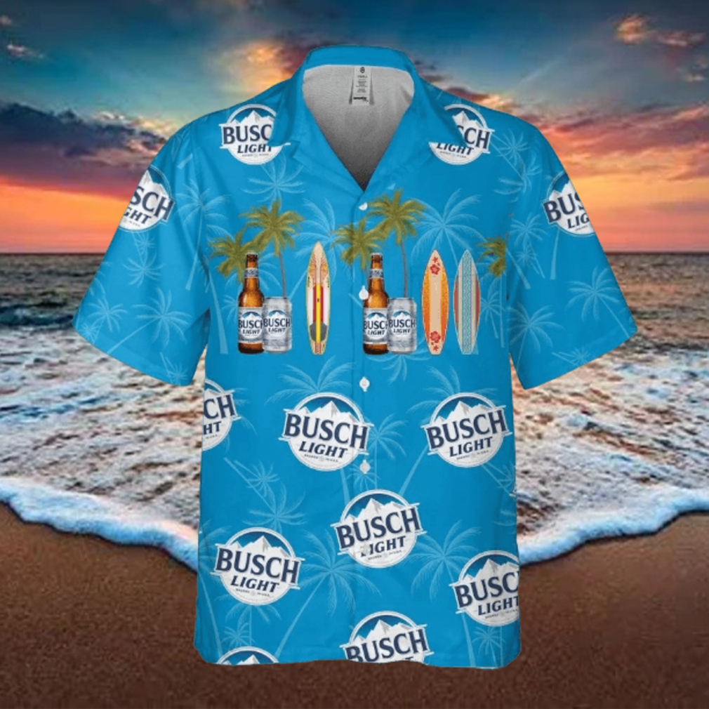 Busch Light Hawaiian Shirt Summer Beach For Surfing Lover Busch Light Hawaiian Shirt Summer Beach For Surfing Lover