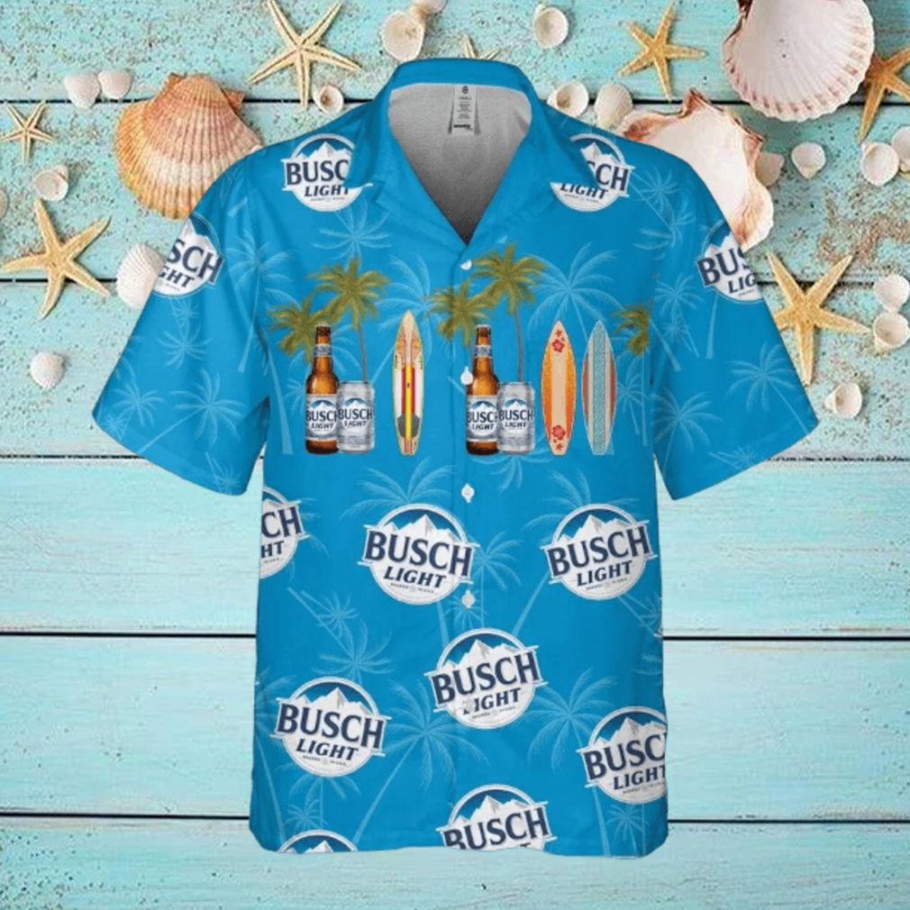 Busch Light Hawaiian Shirt Summer Beach For Surfing Lover Busch Light Hawaiian Shirt Summer Beach For Surfing Lover