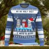 Steelers Jack Skellington Halloween Knitted Ugly Christmas Sweater