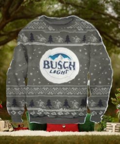 Busch Light Knitting Ugly Christmas Holiday Sweater