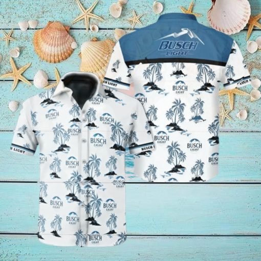 Busch Light Mens Hawaiian Shirt