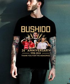 Bushido 26th Anniversary 1998 – 2024 Thank You For The Memories T Shirt