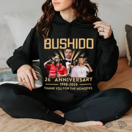 Bushido 26th Anniversary 1998 – 2024 Thank You For The Memories T Shirt