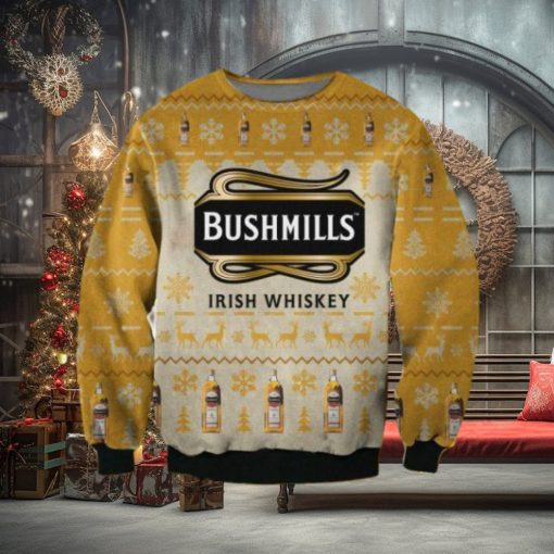 Bushmills Christmas Ugly Sweater Gift For Men And Women