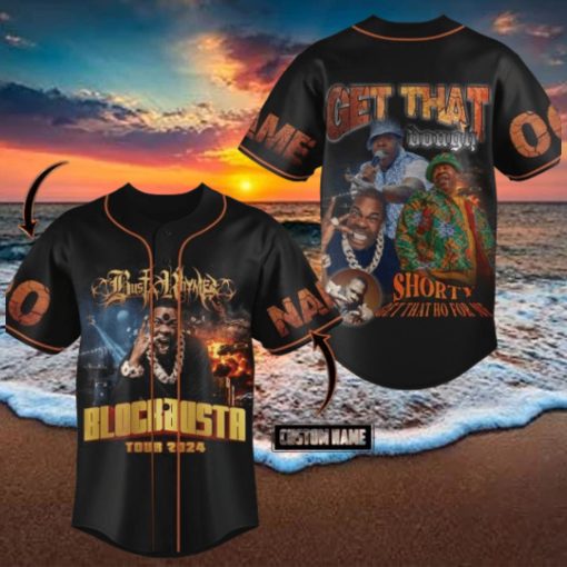 Busta Rhymes Blockbusta Tour 2024 Custom Baseball Jersey