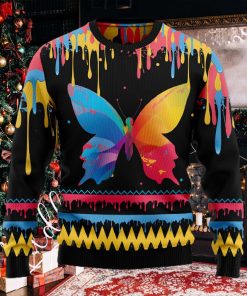 Butterfly Colorful Beauty Christmas Ugly Christmas Sweater