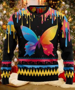 Butterfly Colorful Beauty Christmas Ugly Christmas Sweater