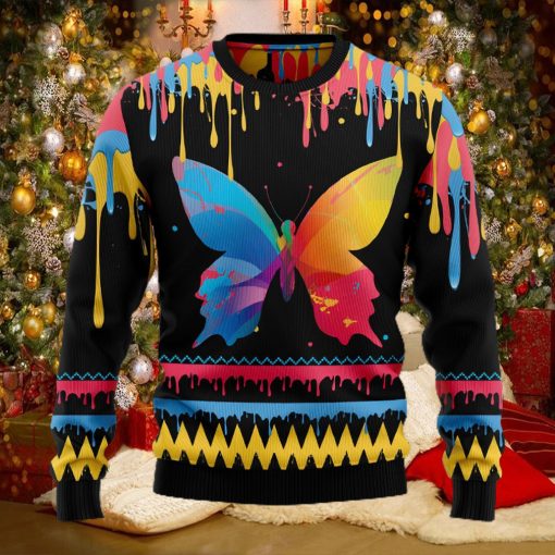 Butterfly Colorful Beauty Christmas Ugly Christmas Sweater