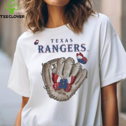 Butterfly Glove Texas Rangers Baseball Shirt