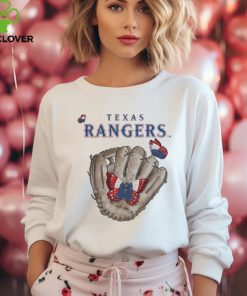 Butterfly Glove Texas Rangers Baseball Shirt