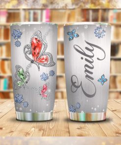 Butterfly Personalized Tumbler