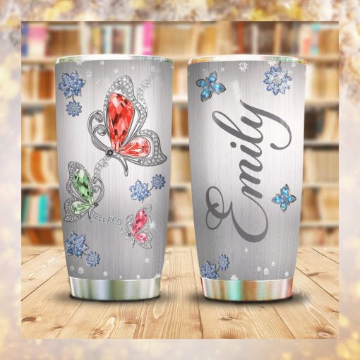 Butterfly Personalized Tumbler