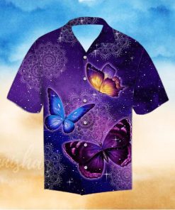 Butterfly Purple Hawaiian Shirt