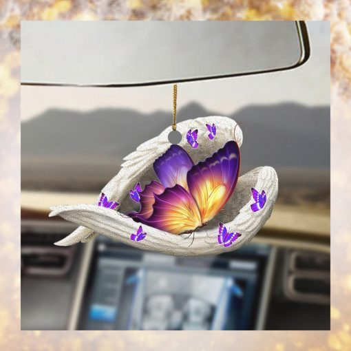 Butterfly Sleeping Angel Ornament