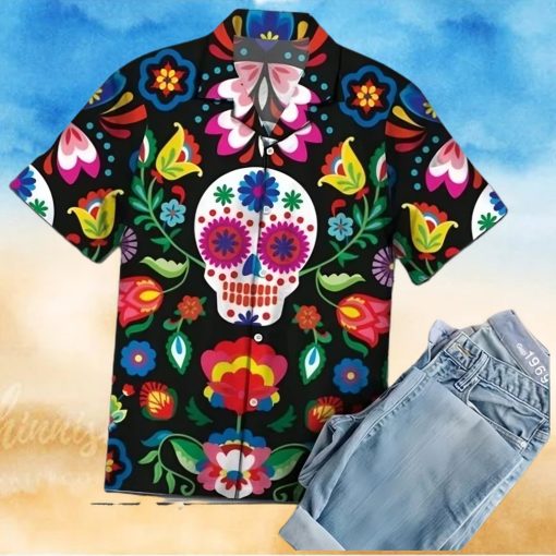 Buy Amazing Sugar Skull Hawaiian Shirt