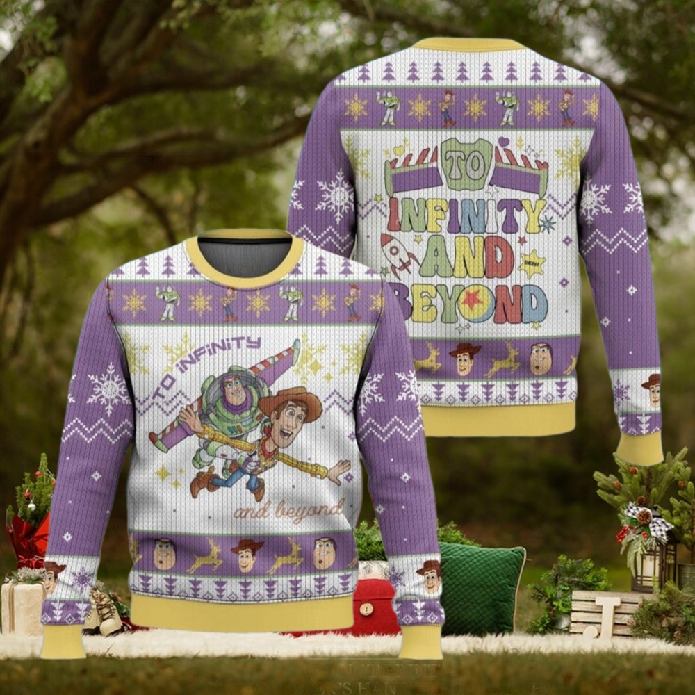 Buzz Lightyear And Woody Ugly Sweater, Toy Story Christmas Sweater Buzz Lightyear And Woody Ugly Sweater, Toy Story Christmas Sweater