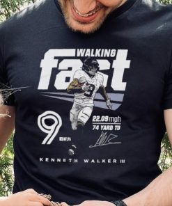 Kenneth Walker Seattle Seahawks Walking Fast Signature Shirt