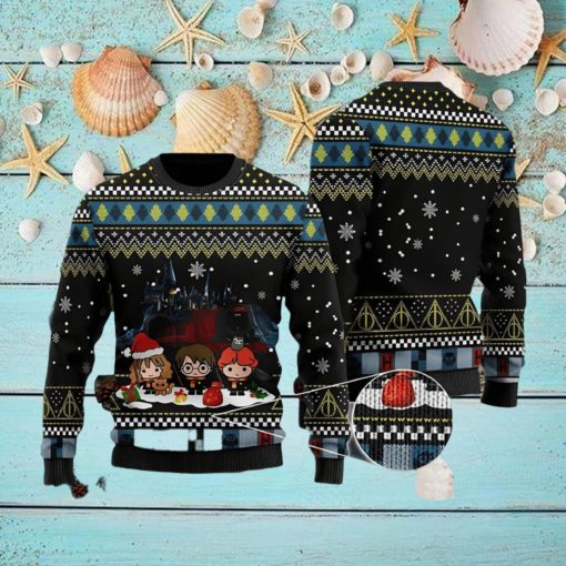 Merry Christmas Harry Friends Potter Ugly Christmas Sweater