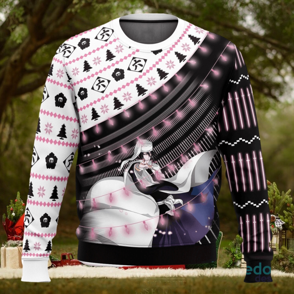 Byakuya Kuchiki Bleach Thousand Year Blood War Ugly Christmas Sweater Unisex 3D Christmas Sweater Gift Byakuya Kuchiki Bleach Thousand Year Blood War Ugly Christmas Sweater Unisex 3D Christmas Sweater Gift