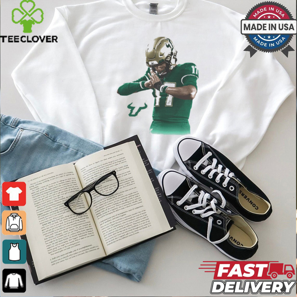 Byrum Brown South Florida Bulls Portrait t shirt Byrum Brown South Florida Bulls Portrait t shirt