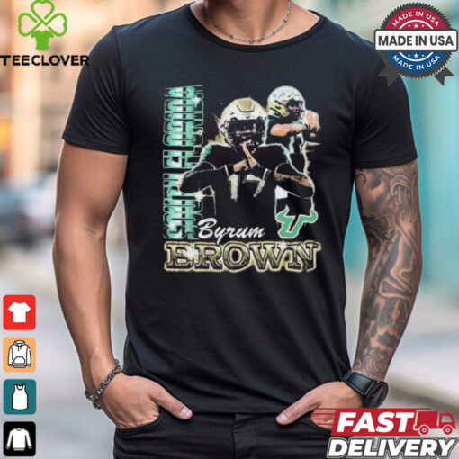 Byrum Brown South Florida Bulls Vintage Graphic t shirt