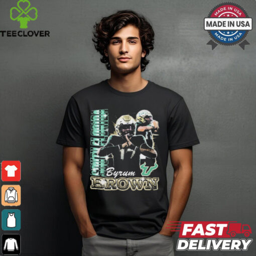 Byrum Brown South Florida Bulls Vintage Graphic t shirt