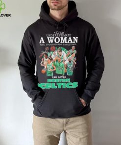 Never Underestimate A Woman Who Understands Basketball And Loves Boston Celtics 2022 Signatures Shirt