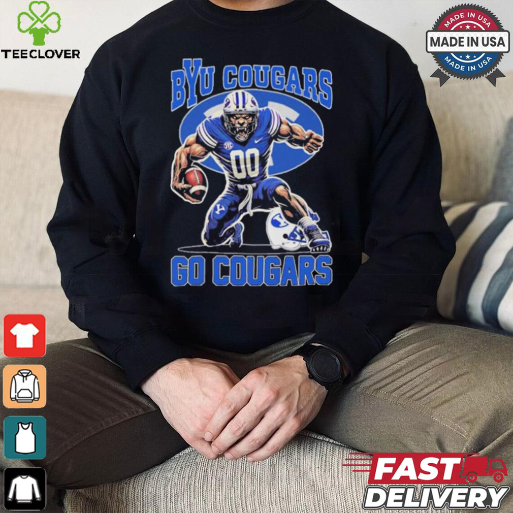 Byu Cougars Football Go Cougars Mascot Shirt Byu Cougars Football Go Cougars Mascot Shirt