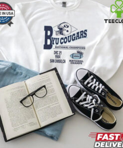 Byu Cougars National Champions Dec 21 1984 San Diego CA T shirts 1 Byu Cougars National Champions Dec 21 1984 San Diego CA T shirts