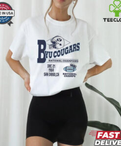 Byu Cougars National Champions Dec 21 1984 San Diego CA T shirts 3 Byu Cougars National Champions Dec 21 1984 San Diego CA T shirts