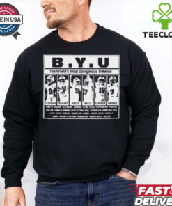 Byu The World’s Most Dangerous Defense Robinson Taggart Batty Kelly Glasker Wakley t shirt