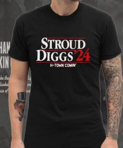 C. J. Stroud and Stefon Diggs ’24 Houston Texans H Town Comin’ hoodie, sweater, longsleeve, shirt v-neck, t-shirt