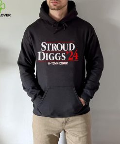 C. J. Stroud and Stefon Diggs ’24 Houston Texans H Town Comin’ hoodie, sweater, longsleeve, shirt v-neck, t-shirt