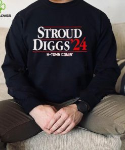 C. J. Stroud and Stefon Diggs ’24 Houston Texans H Town Comin’ hoodie, sweater, longsleeve, shirt v-neck, t-shirt