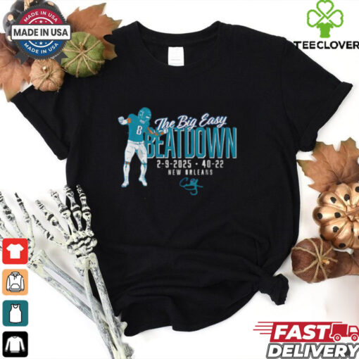 C.J. Gardner Johnson The Big Easy Beatdown Philadelphia Eagles cartoon shirt