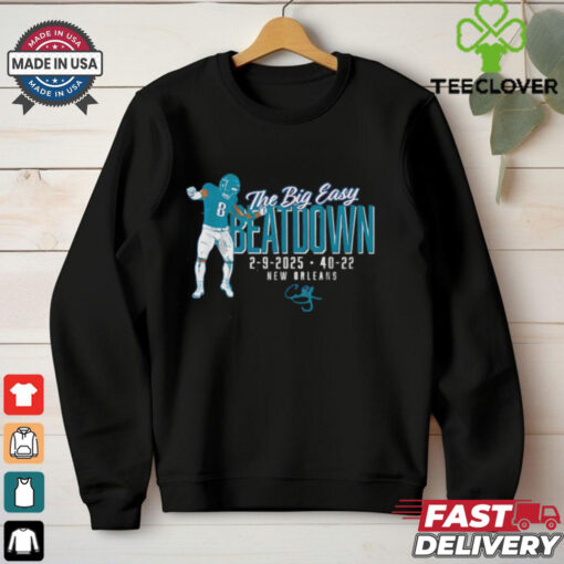 C.J. Gardner Johnson The Big Easy Beatdown Philadelphia Eagles cartoon shirt