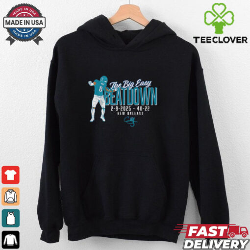 C.J. Gardner Johnson The Big Easy Beatdown Philadelphia Eagles cartoon shirt