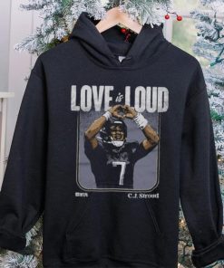 C.J. Stroud Houston Love Is Loud WHT Shirt