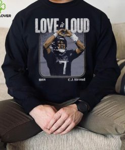 C.J. Stroud Houston Love Is Loud WHT Shirt