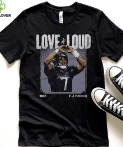 C.J. Stroud Houston Love Is Loud WHT Shirt