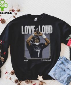 C.J. Stroud Houston Love Is Loud WHT Shirt