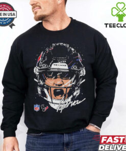 C.J. Stroud Houston Texans NFL football big face signature graphic shirt