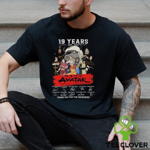 19 Years 2005 – 2024 Avatar The Last Airbender Thank You For The Memories T Shirt